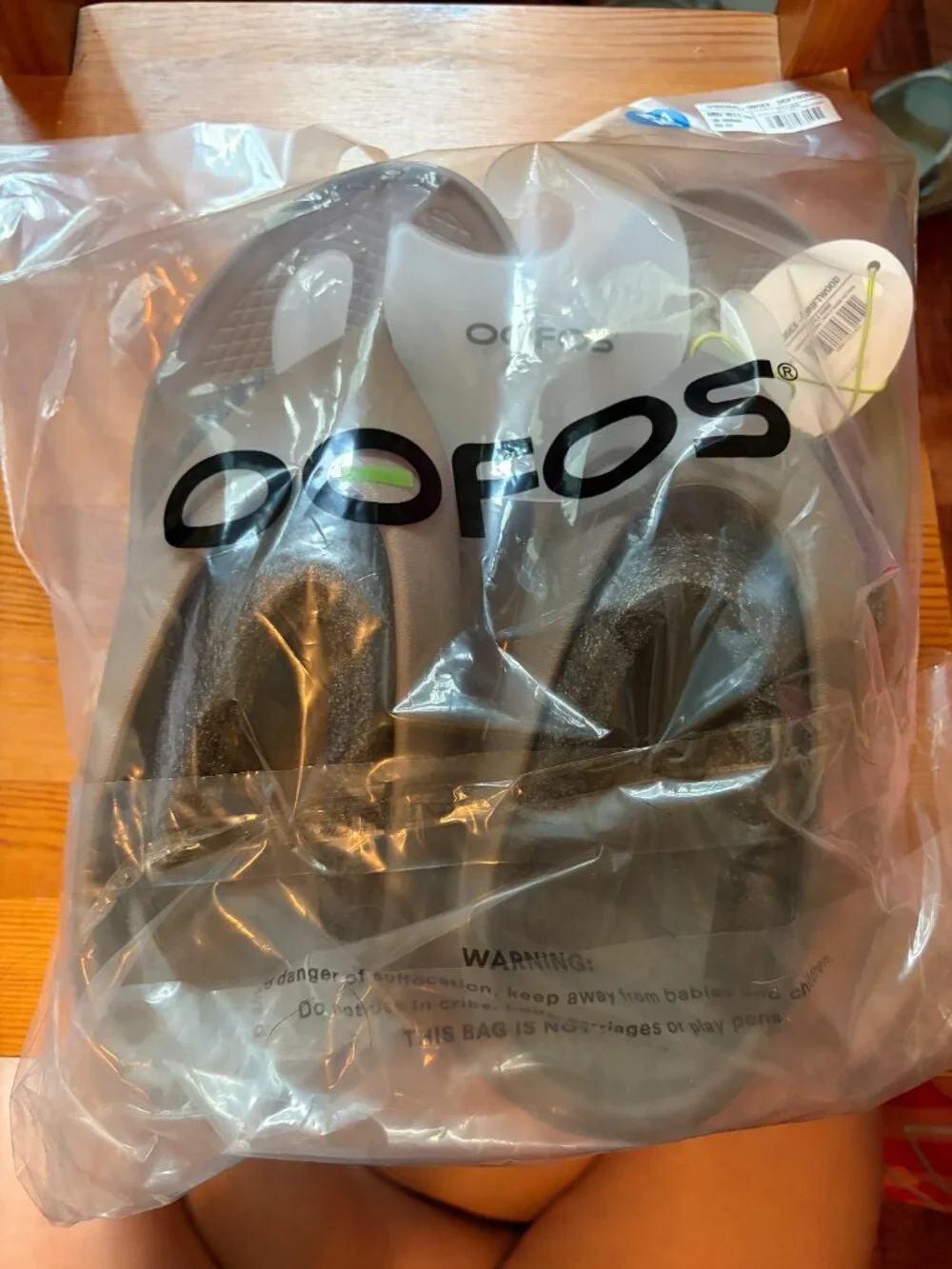 OOFOS Plus Recovery Sandal M9W11- Driftwood